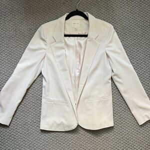 Silence + Noise Light Cream Blazer
